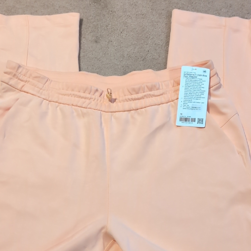 Lululemon Softstream Peach Pants